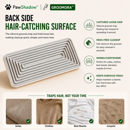 GROOMORA™ | Self-Cleaning Pet Grooming Brush for Dogs & Cats