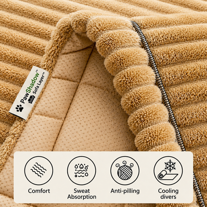 SofaLayer™ Quilted Pet Sofa Cover – Non-Slip Washable Protector for Dogs & Cats