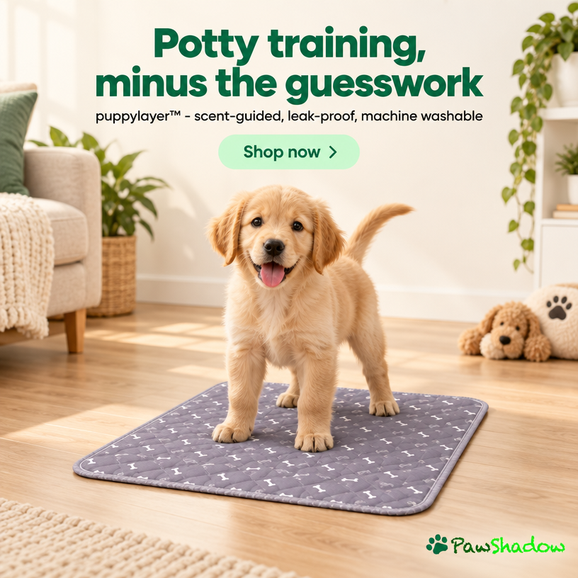 PUPPY LAYER ™ Reusable Potty Training Pad  washable, ultra-absorbent training LAYER