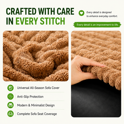 SofaLayer™ Quilted Pet Sofa Cover – Non-Slip Washable Protector for Dogs & Cats
