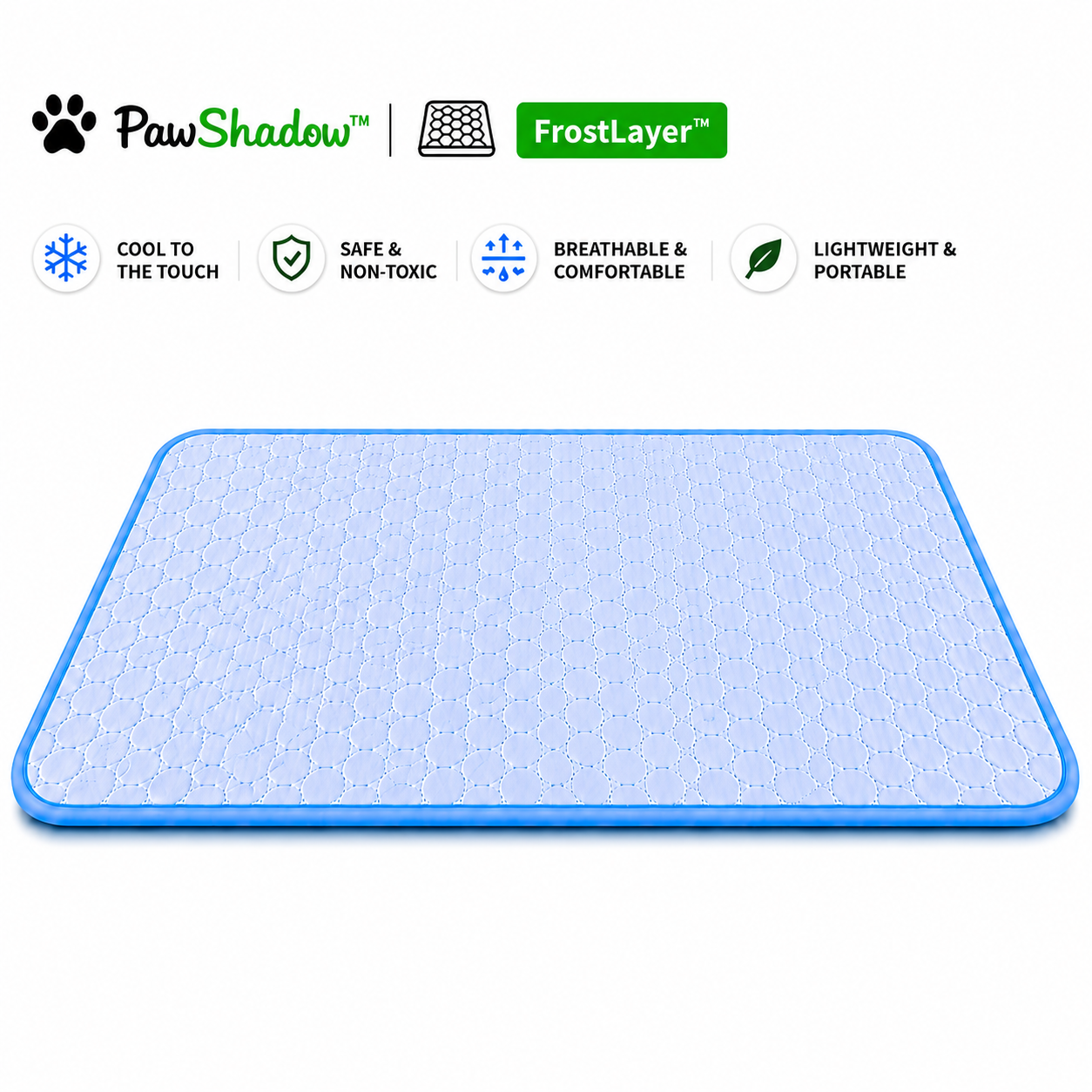 FrostLayer™ — Self-Cooling Dog Mat