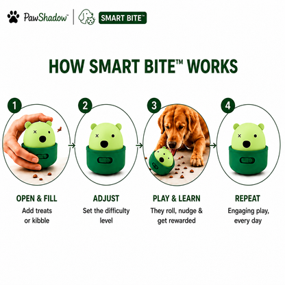 SmartBite™ Interactive Slow Feeder Bowl | Anti-Gulping Puzzle Feeder for Dogs & Cats
