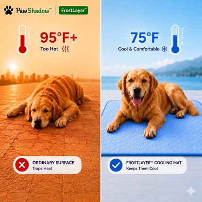 FrostLayer™ — Self-Cooling Dog Mat