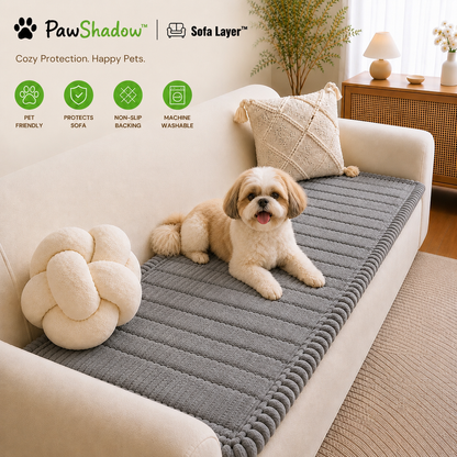 SofaLayer™ Quilted Pet Sofa Cover – Non-Slip Washable Protector for Dogs & Cats