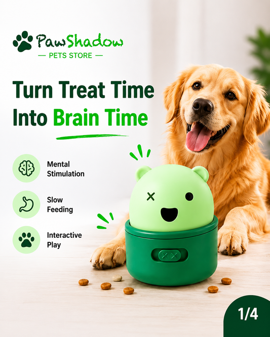 PawShadow™ Interactive Treat Dispensing Pet Feeder Toy