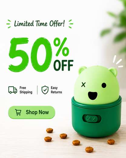 PawShadow™ Interactive Treat Dispensing Pet Feeder Toy