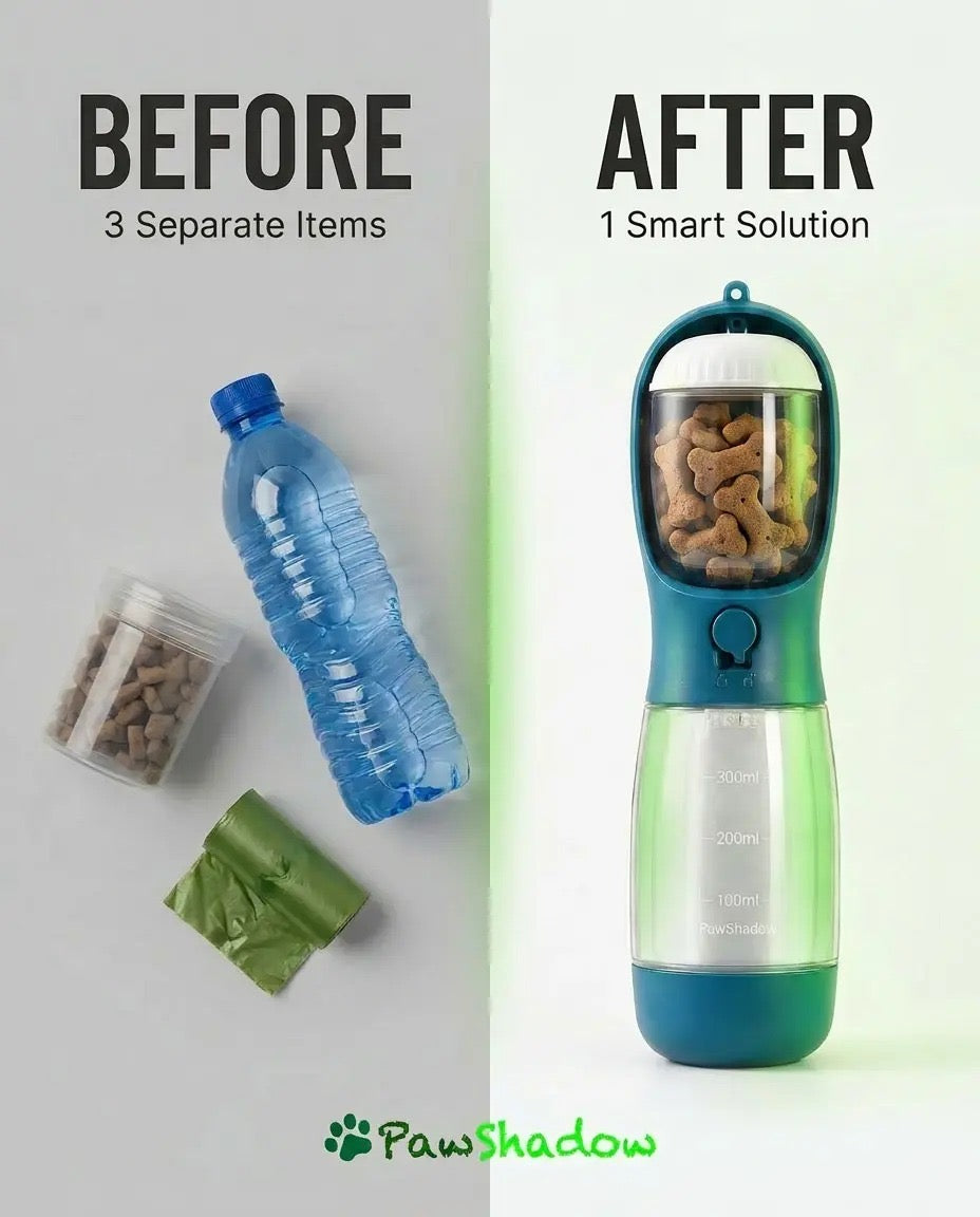 PawShadow™ 3-in-1 Multi-Functional Pet Travel Cup