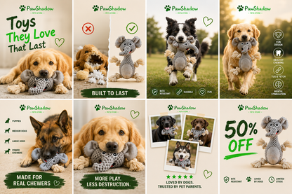 PawShadow™ Bite-Resistant Interactive Dog Toy