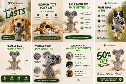PawShadow™ Bite-Resistant Interactive Dog Toy